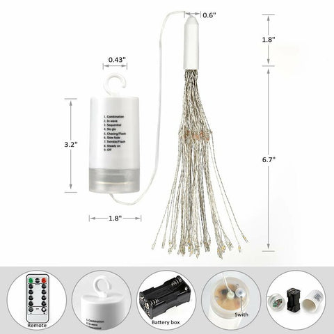 Starry 1 ft. 240-Light Fairy String Light